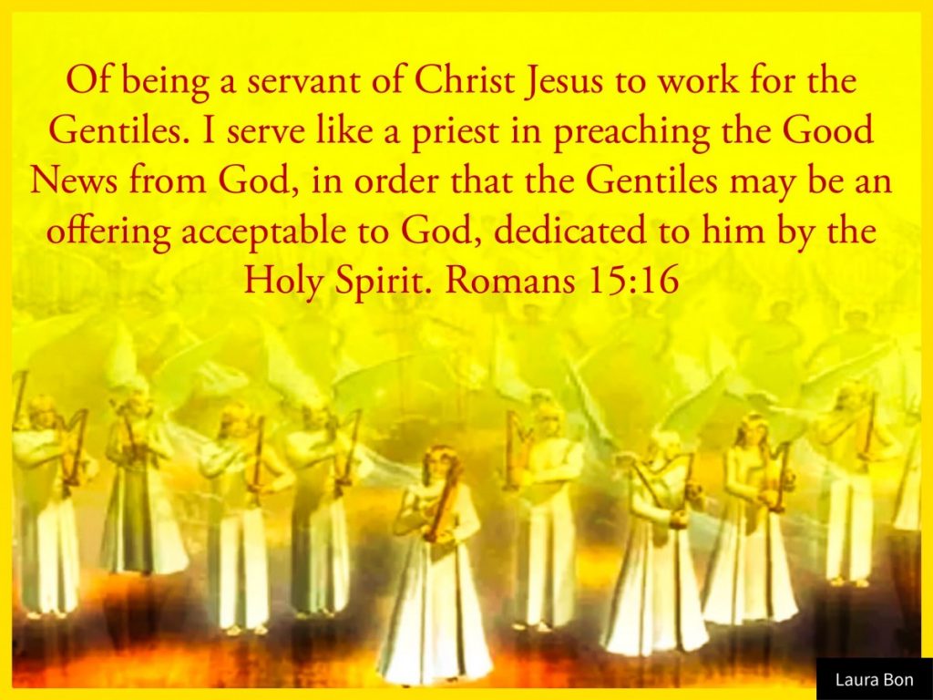 He Dedicated Us To God