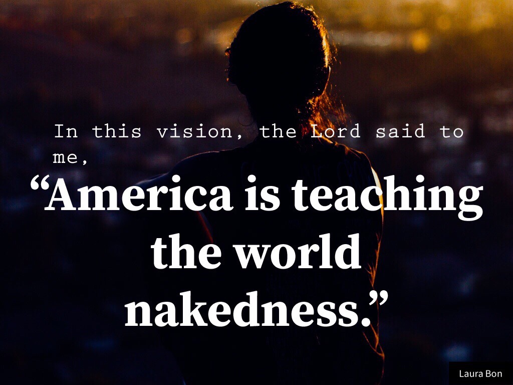 America Is Teaching The World Nakedness