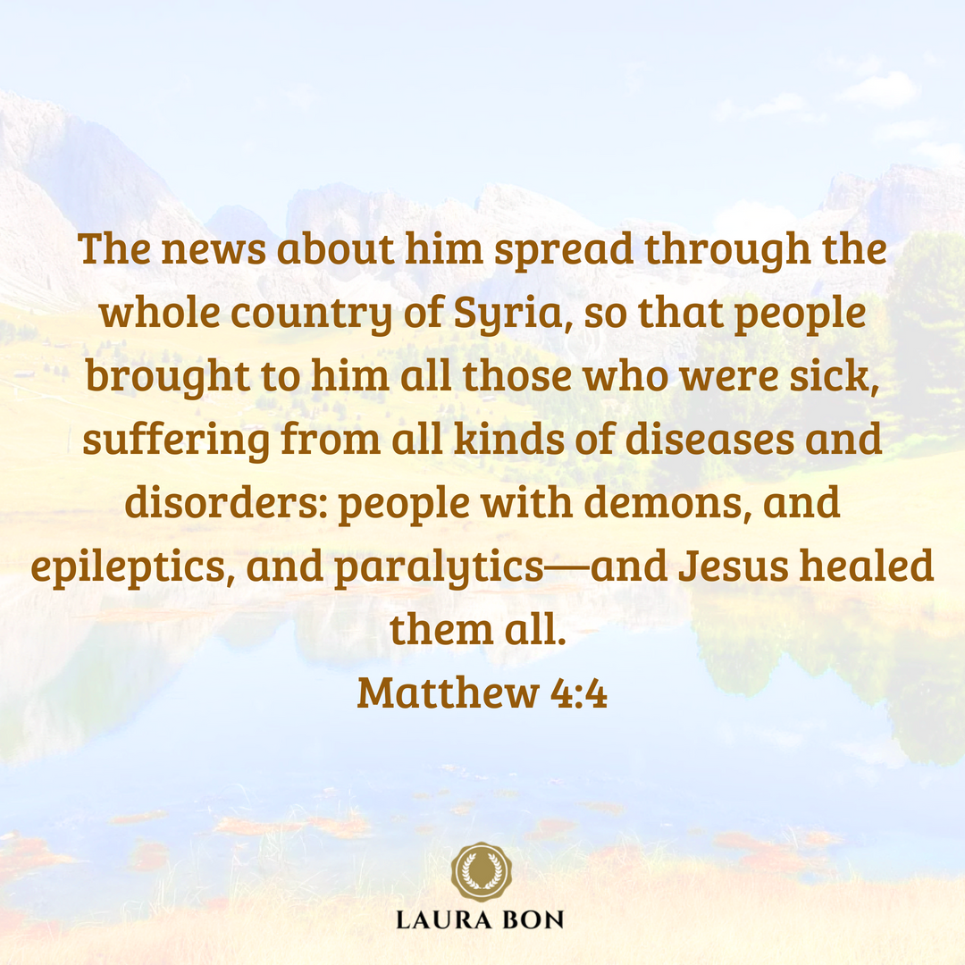 Jesus Healed Them All