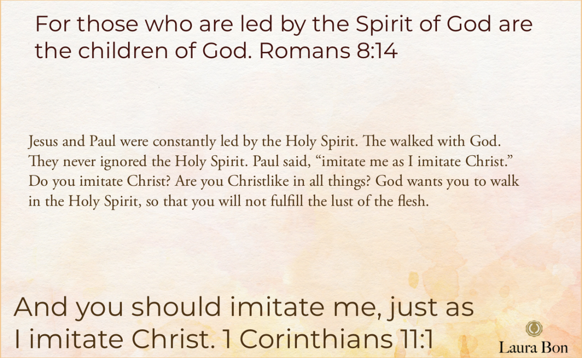 Walk In The Holy Spirit