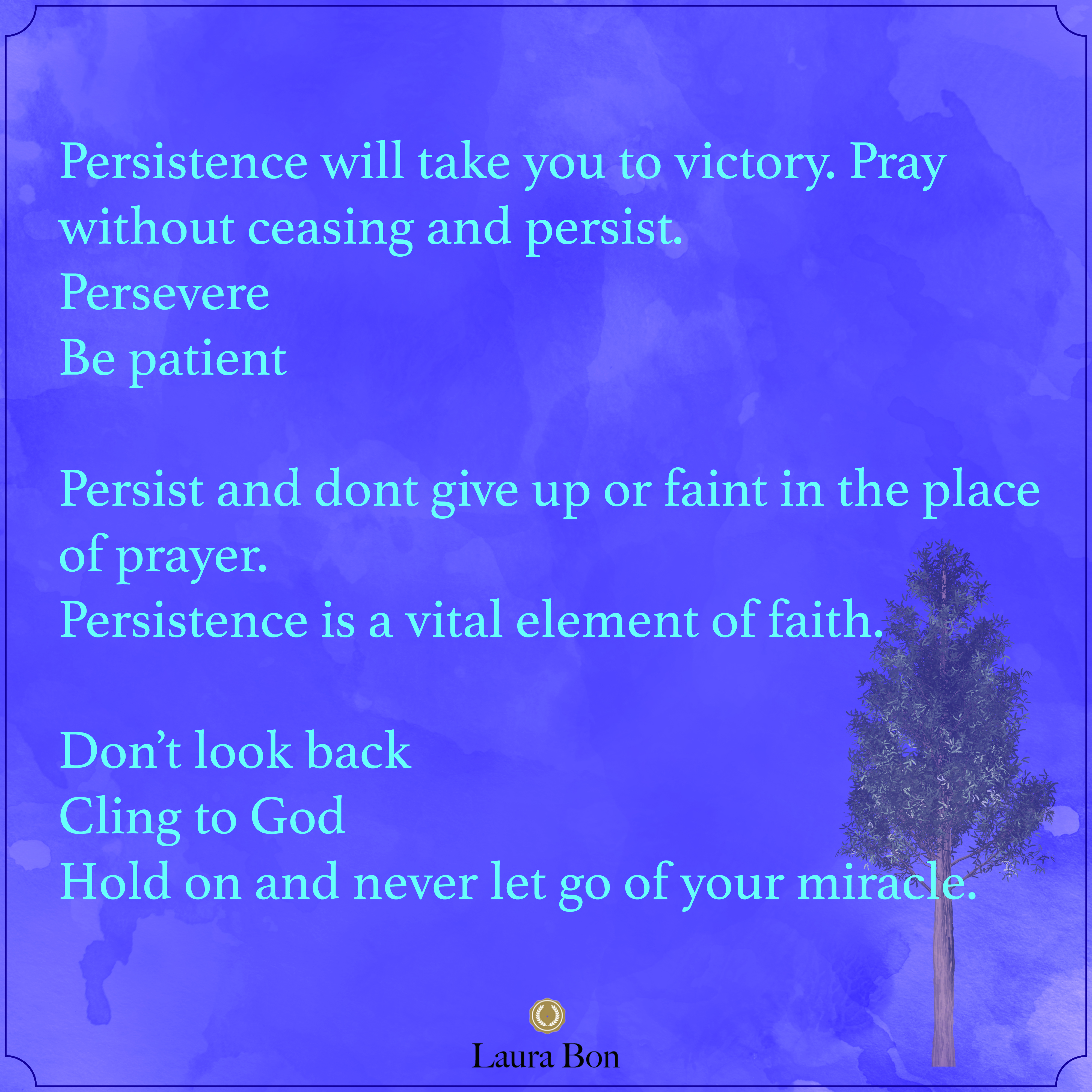 Persistence Leads To Victory