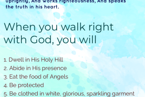 Walk Right With God