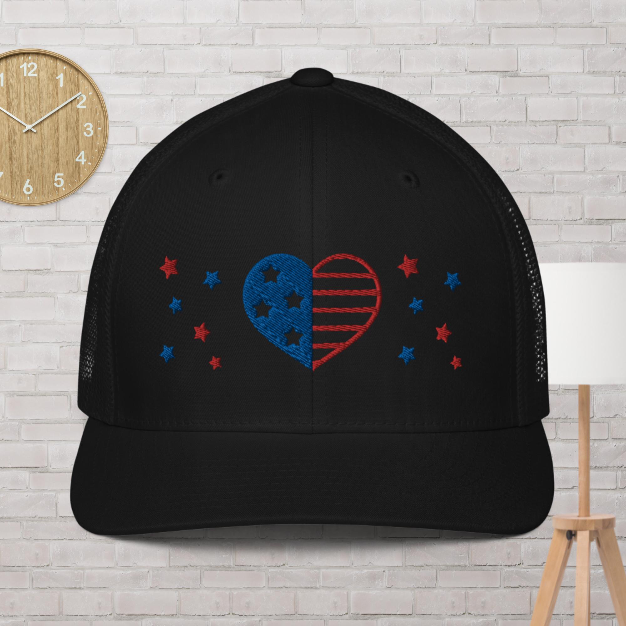 Mesh back trucker cap