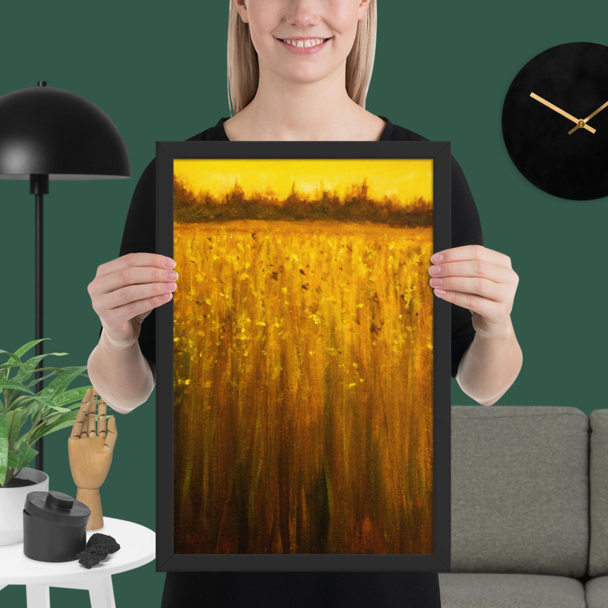 Abstract Acrylic Landscape Framed poster - Image 16