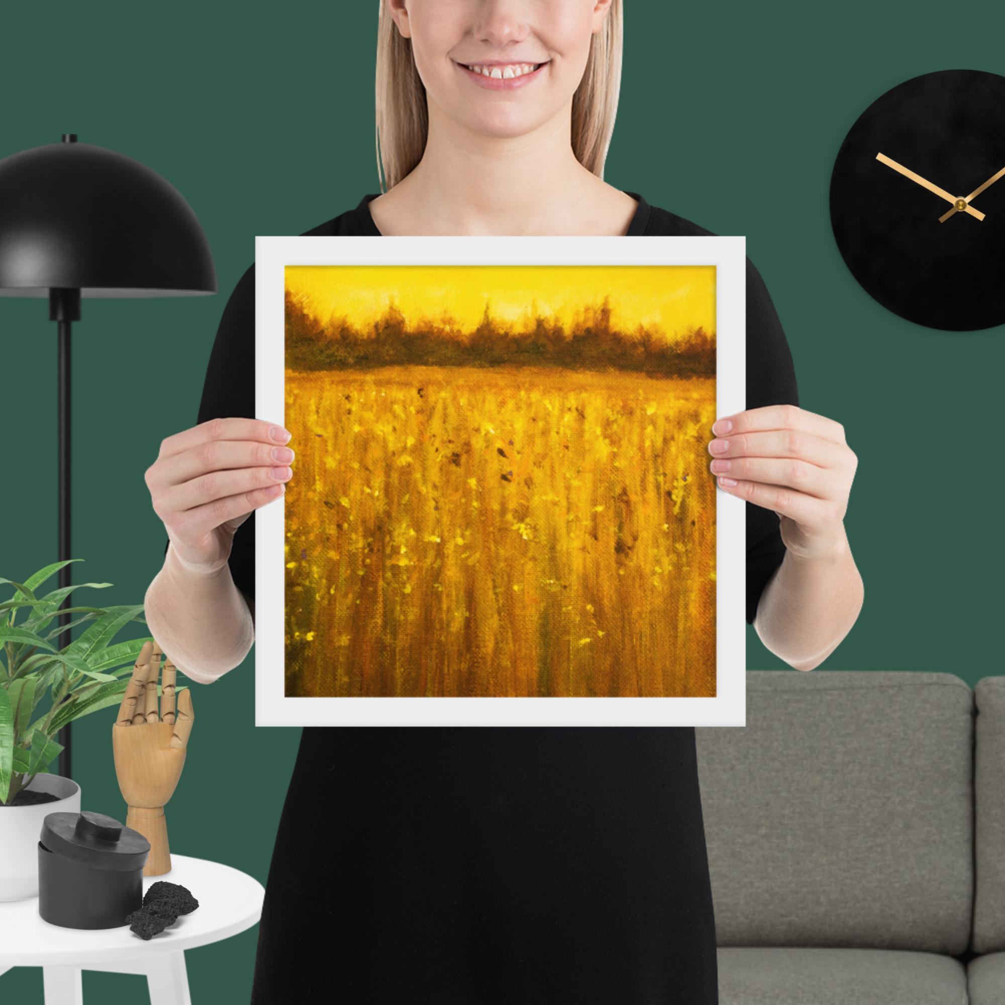 Abstract Acrylic Landscape Framed poster - Image 11