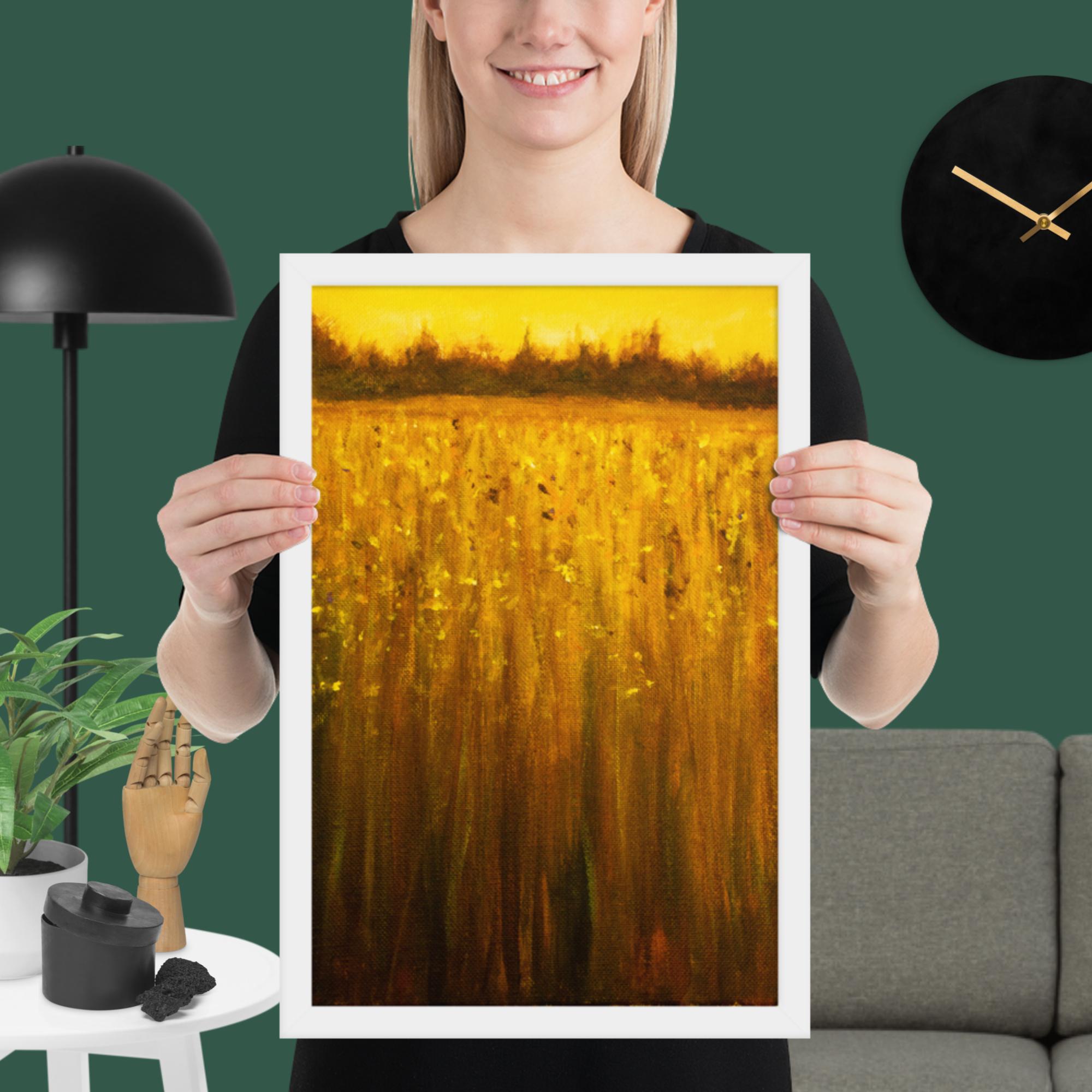 Abstract Acrylic Landscape Framed poster - Image 17