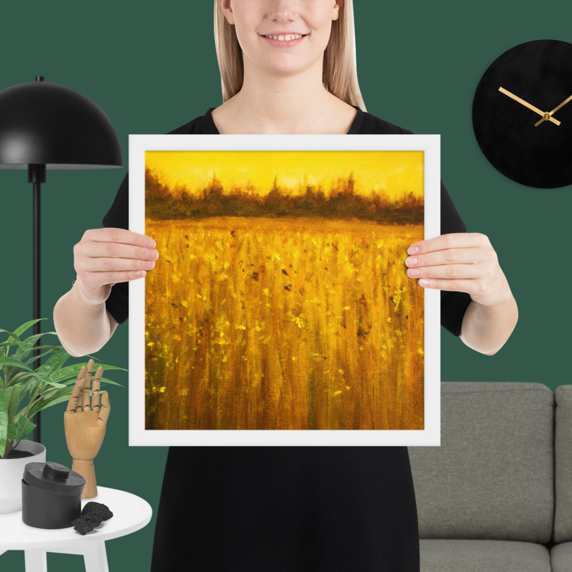 Abstract Acrylic Landscape Framed poster - Image 26