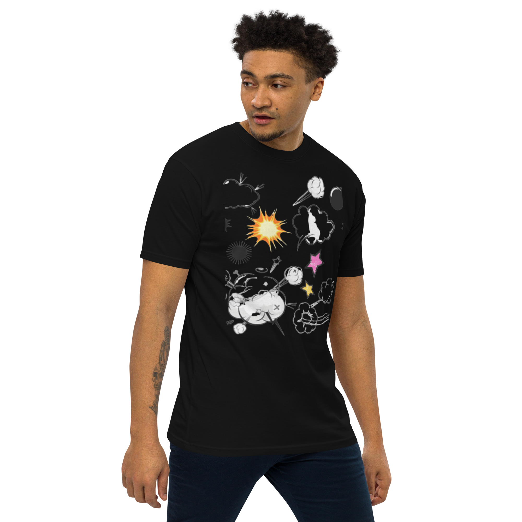 Men’s premium heavyweight tee - Image 6