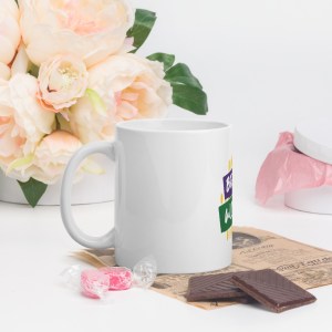 White glossy mug White glossy mug