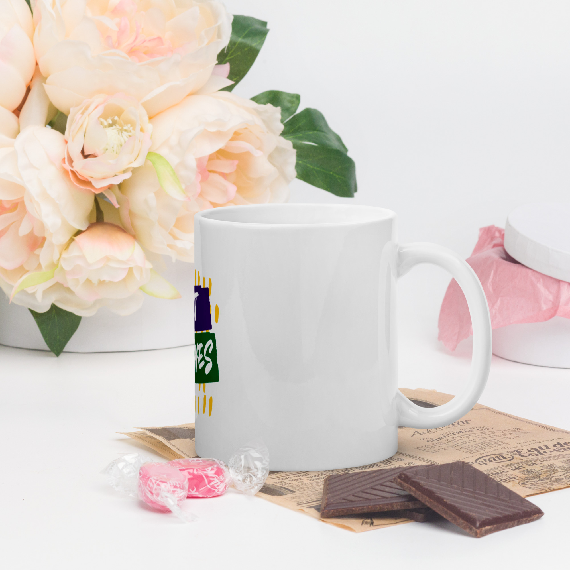 White glossy mug - Image 2