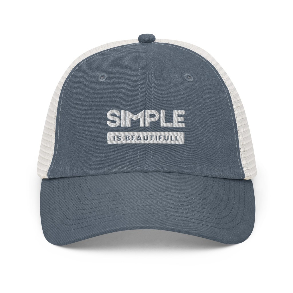 Pigment-dyed cap Pigment-dyed cap