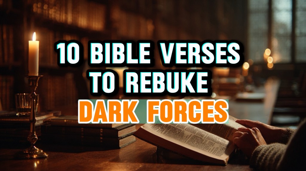 10 POWERFUL SCRIPTURES TO REBUKE DARK FORCES